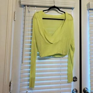 Dion Lee Lime Crop Top